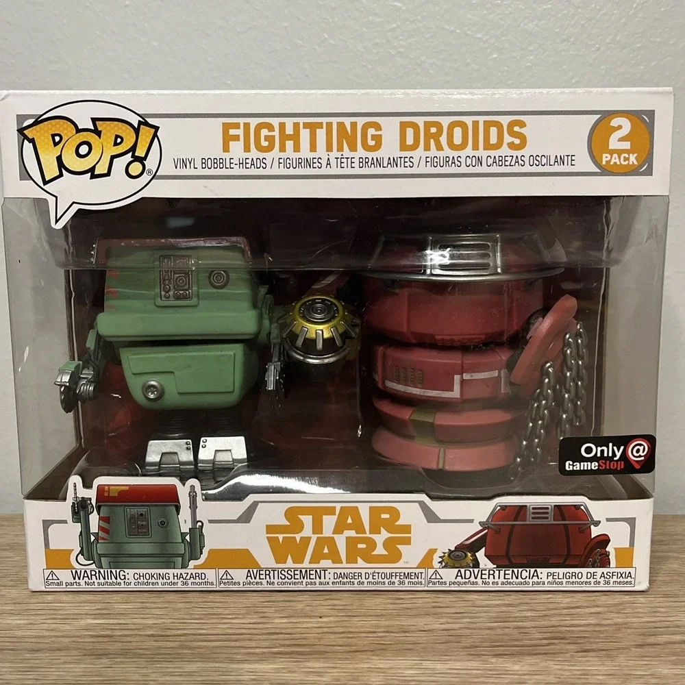 Funko POP! Star Wars Solo Fighting Droids Vinyl Figure Set GameStop Exclusive
